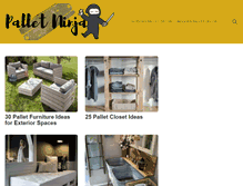 Tablet Screenshot of palletninja.com